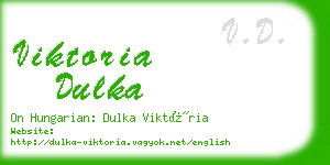 viktoria dulka business card